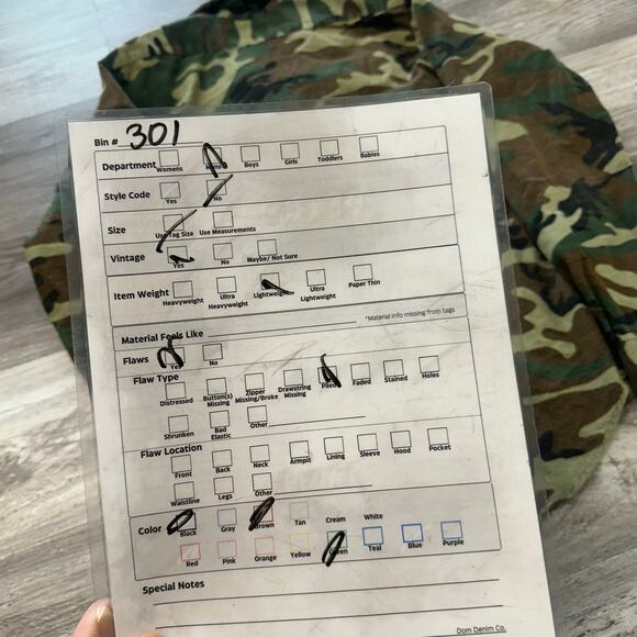 Vintage 60s 70s Camo Shirt Jacket Woodland Camouflage Mens M Button Shacket - Picture 7 of 7